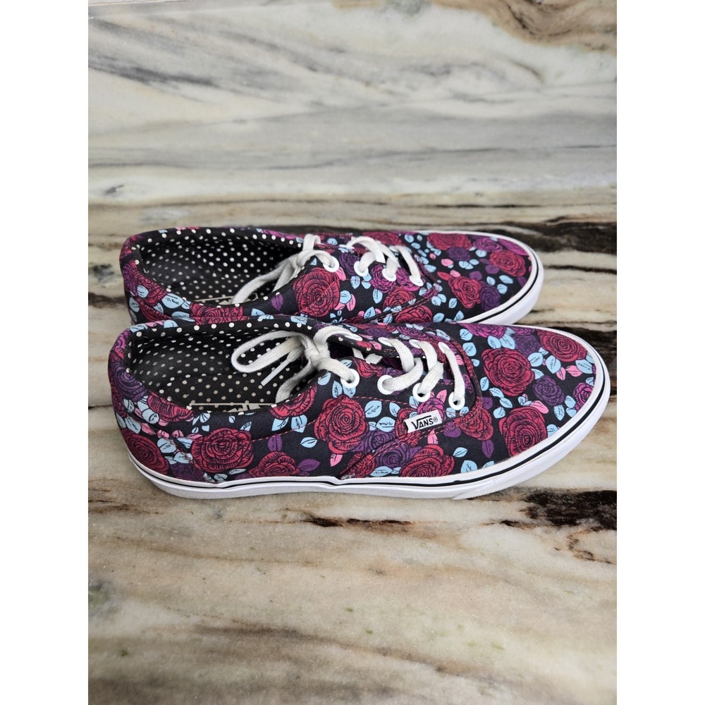 VANS DOHENY ROMANTIC‎ FLORAL Skate shoes sneakers women 10 Roses - Picture 3 of 9